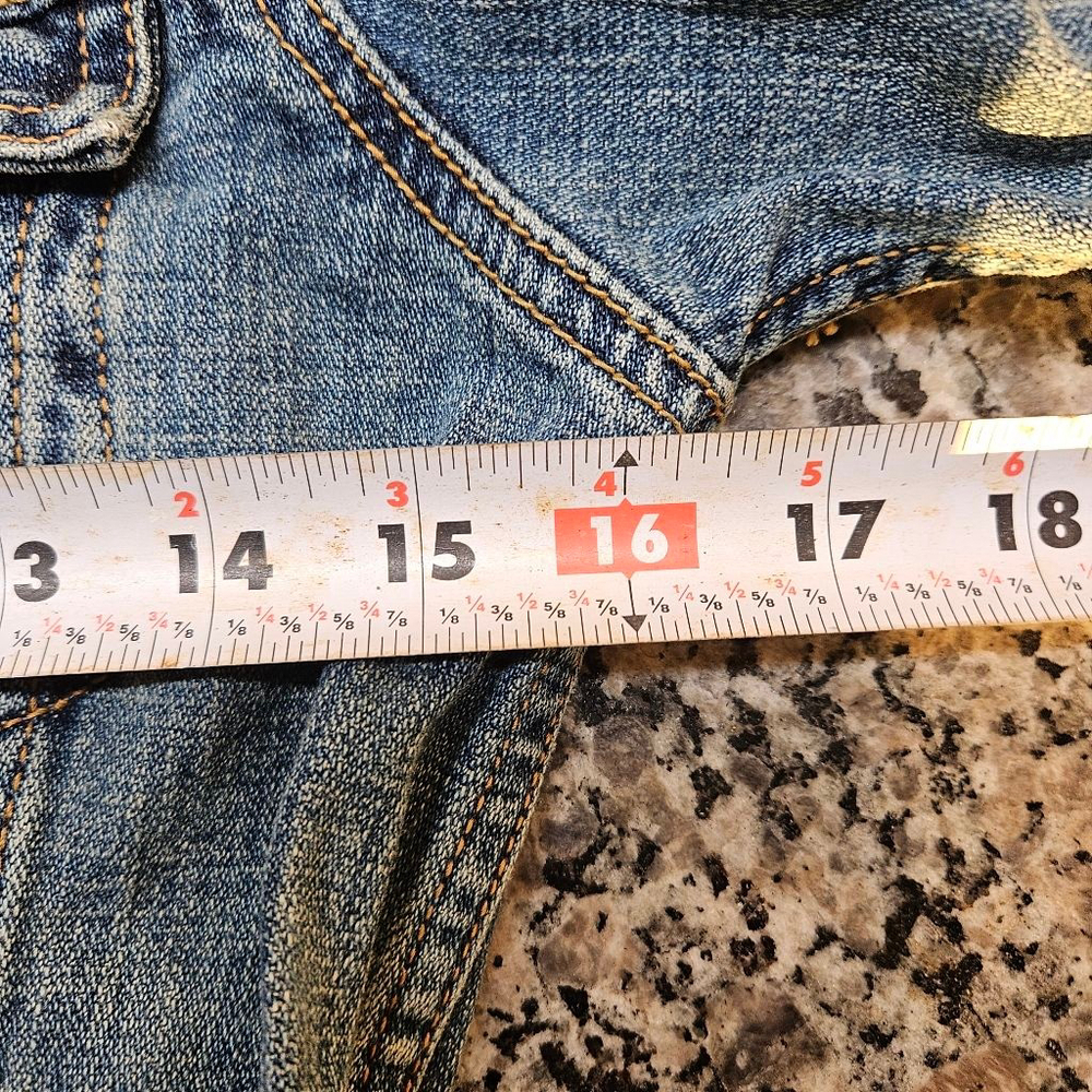 Women’s Levi’s Classic Blue Denim Jacket – Size Small - Picture 4 of 7